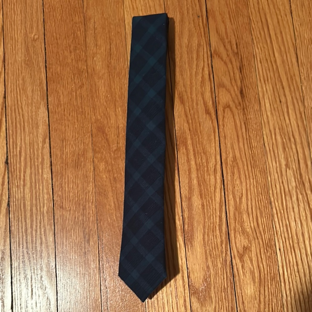 Navy Blue Necktie with Subtle Pattern